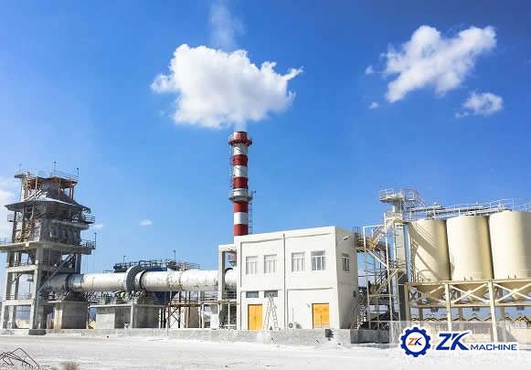 Calcining process analysis of lime rotary kiln