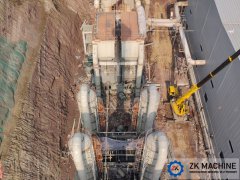 Exhaust Gas Treatment System of Sludge Ceramsite Production